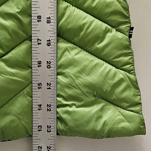 Nautica Womens Light Reversible Jacket With Hood Size M Green or Navy Coat - Picture 7 of 10